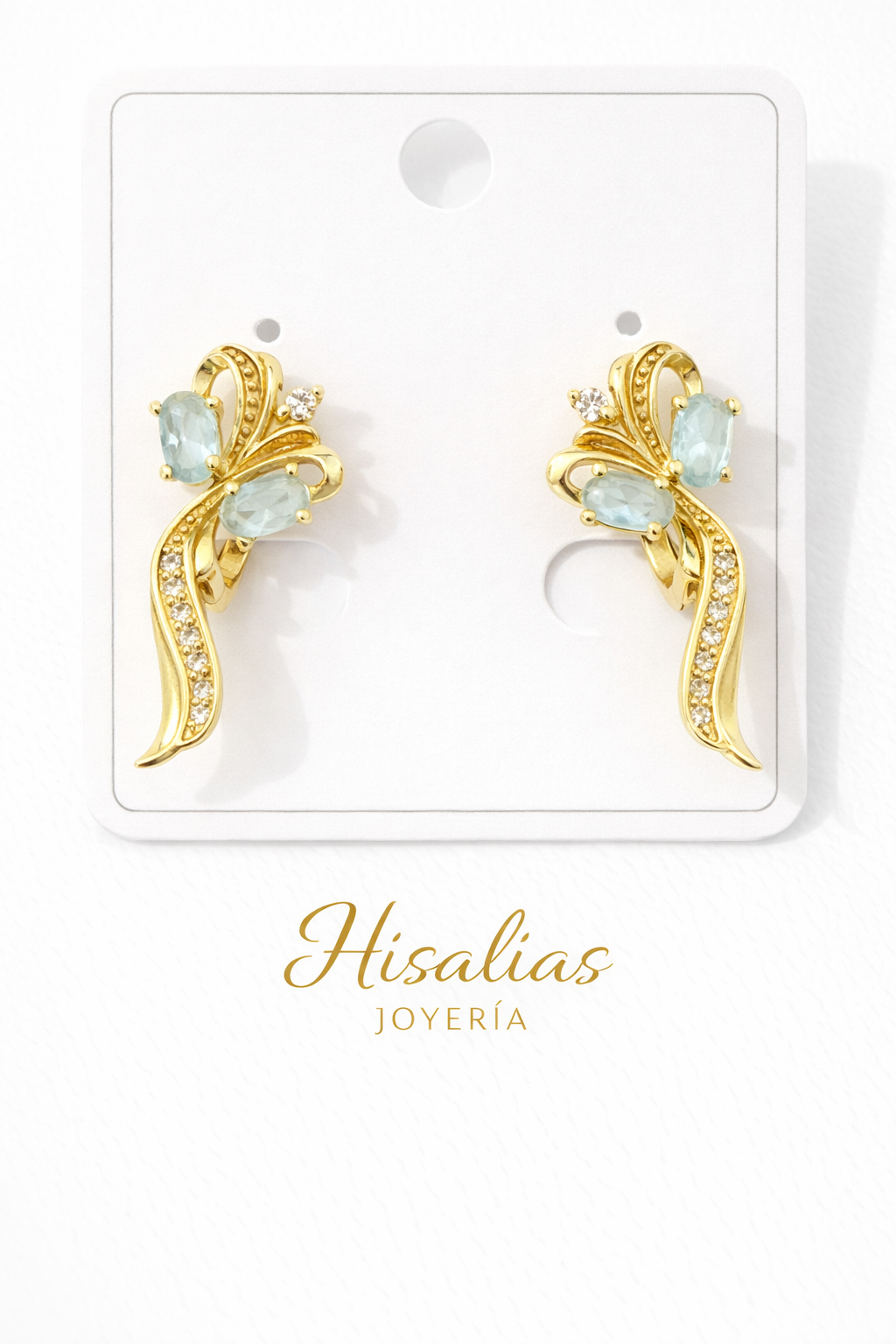 Huggies Aretes Elegancia Aqua Curva