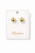 Aretes Tipo Stud Bola Lisa Clásica