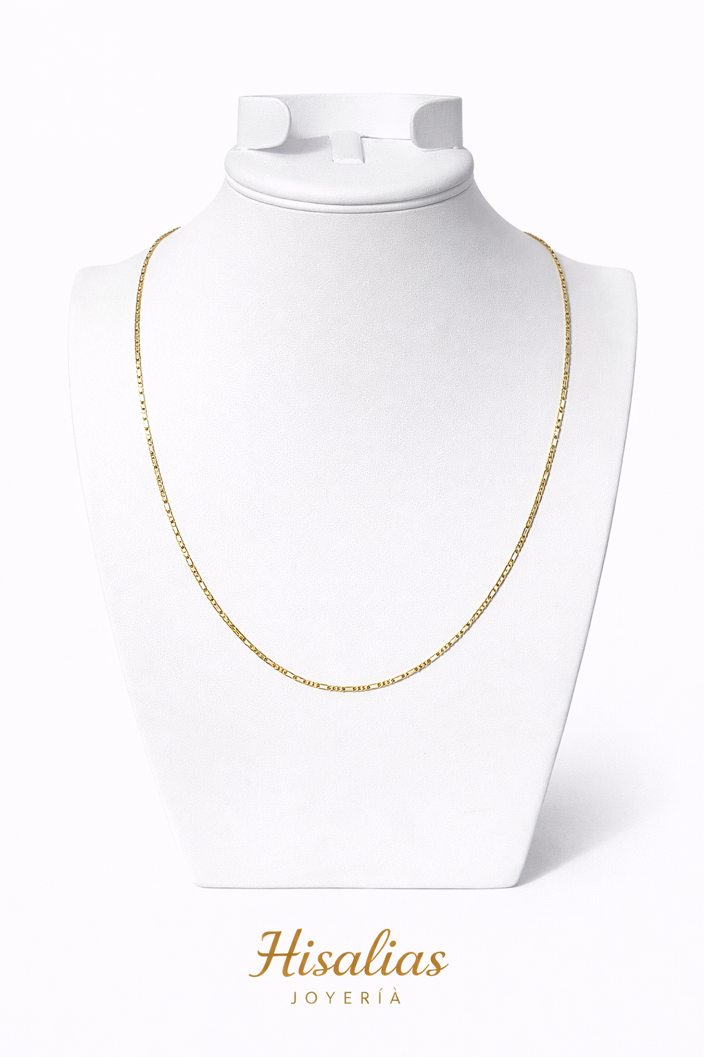 Cadena Estilo Fígaro Delicada 2mm 18”