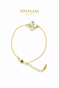 Pulsera trébol de Cristal Tornasol
