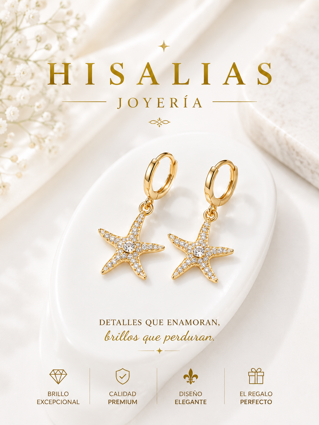 Arete en forma de estrella Marina