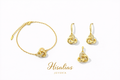 Set Elegancia Nudo Dorado – 3 Piezas